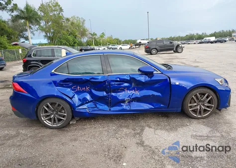 2019 Lexus Is 300 z USA, uszkodzony, nr VIN JTHBA1D26K5090220